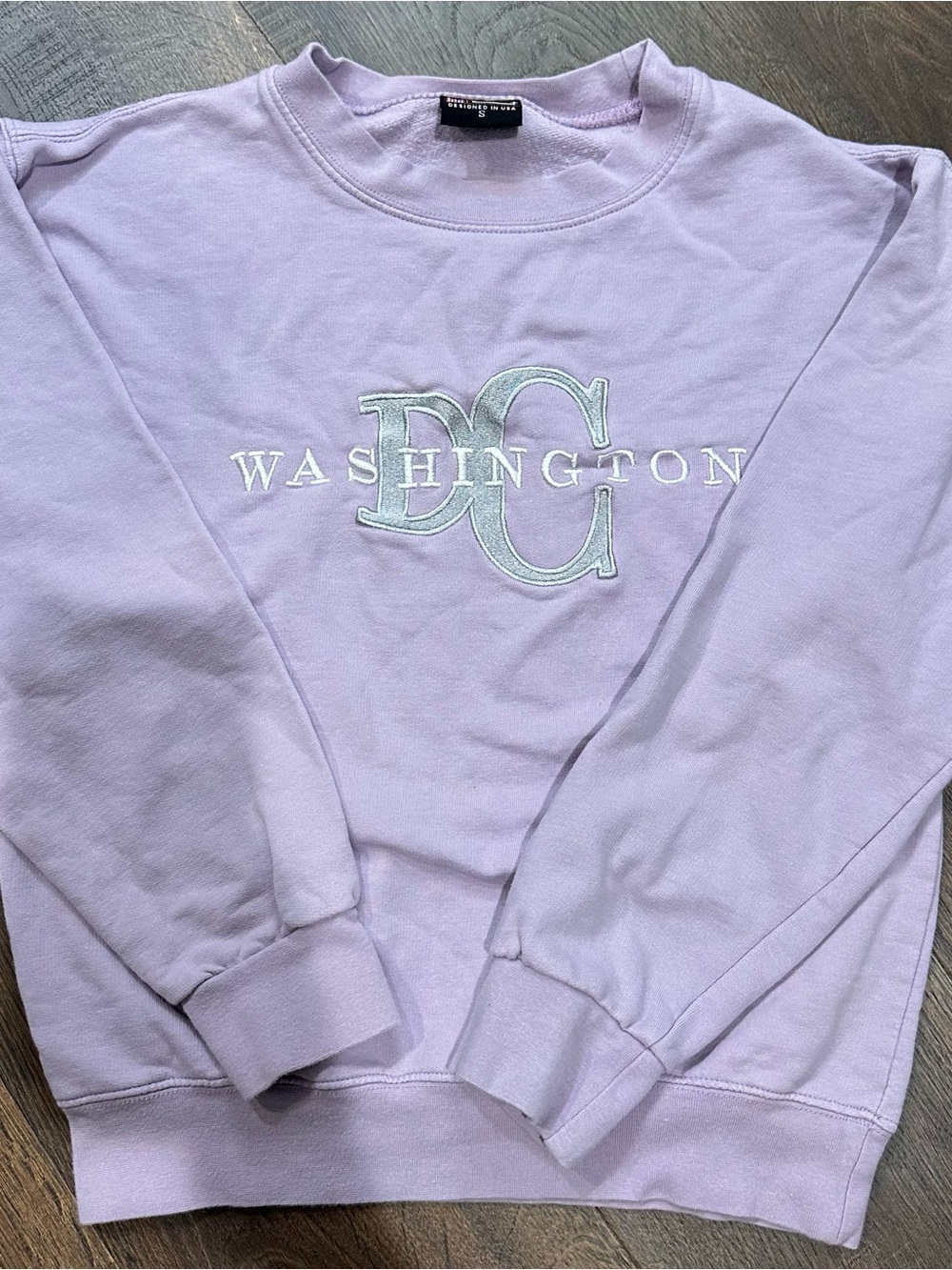 DC Lavender Washington Crewneck Sweatshirt